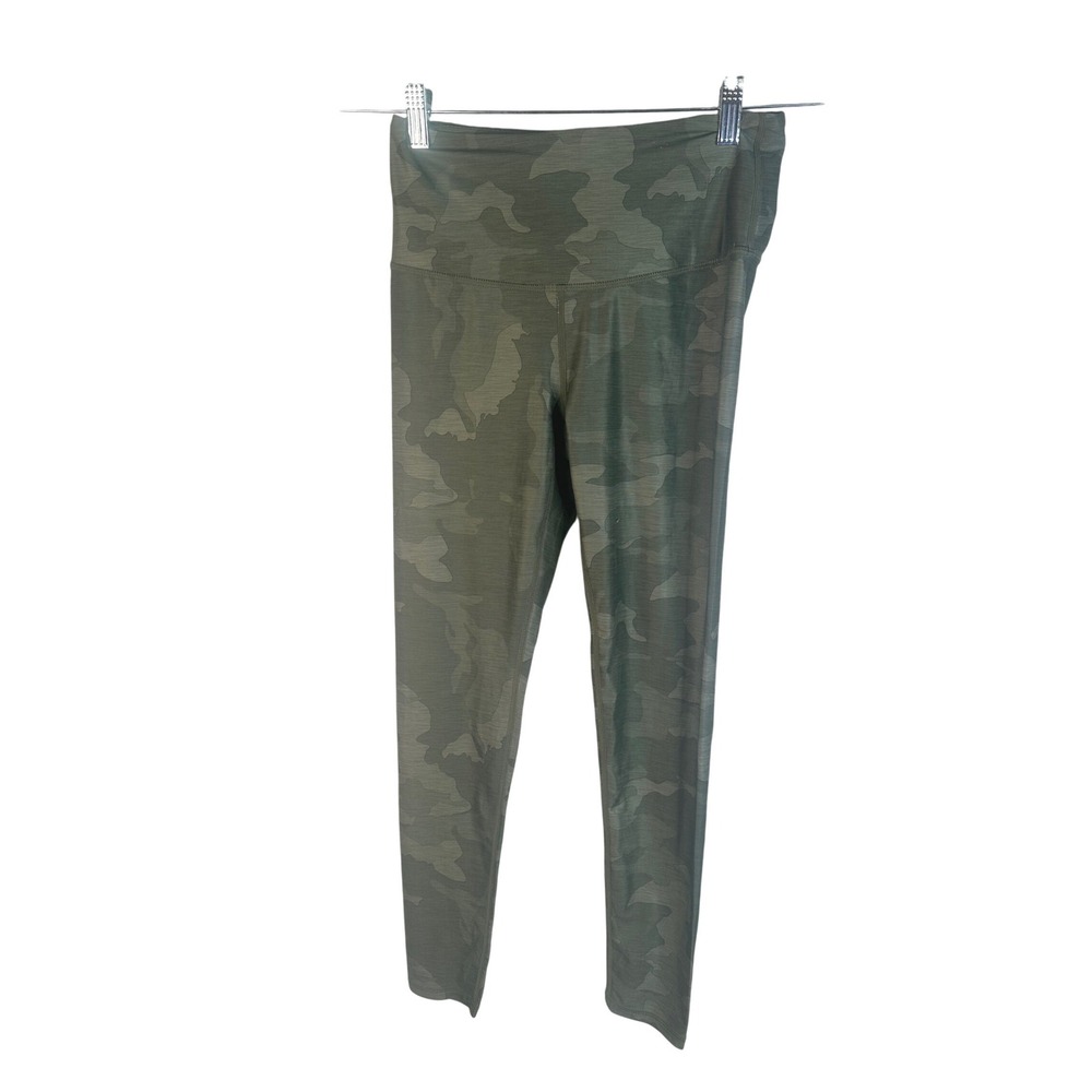 Prana Women's Layna Green Camo High Rise Transform 7/8 Leggings Size Small New!